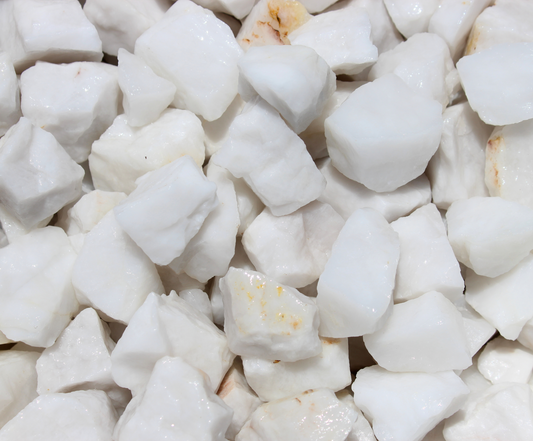 White Quartz | Tumbling Rough