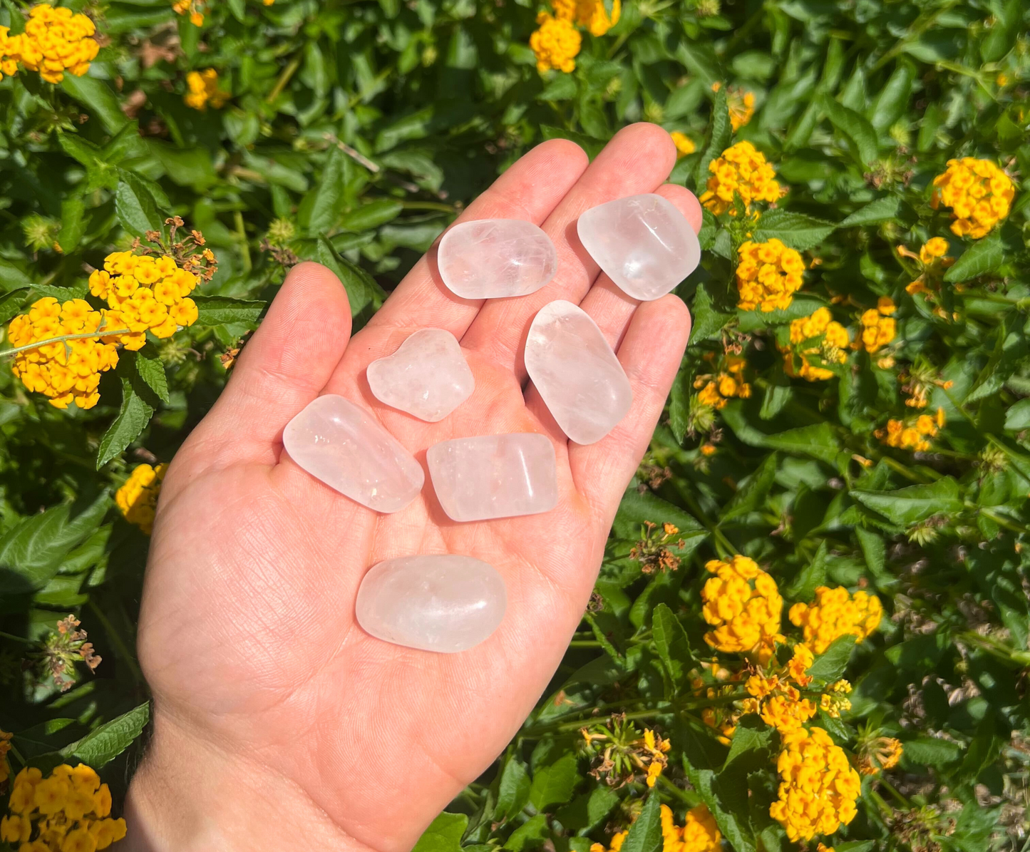 Ice Quartz - Tumbled Gemstones from South Africa