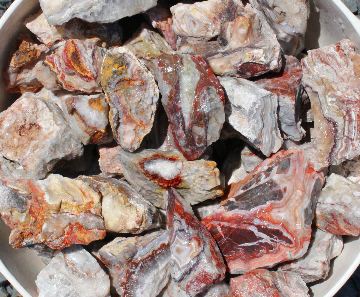 Laguna Lace Agate | Tumbling Rough