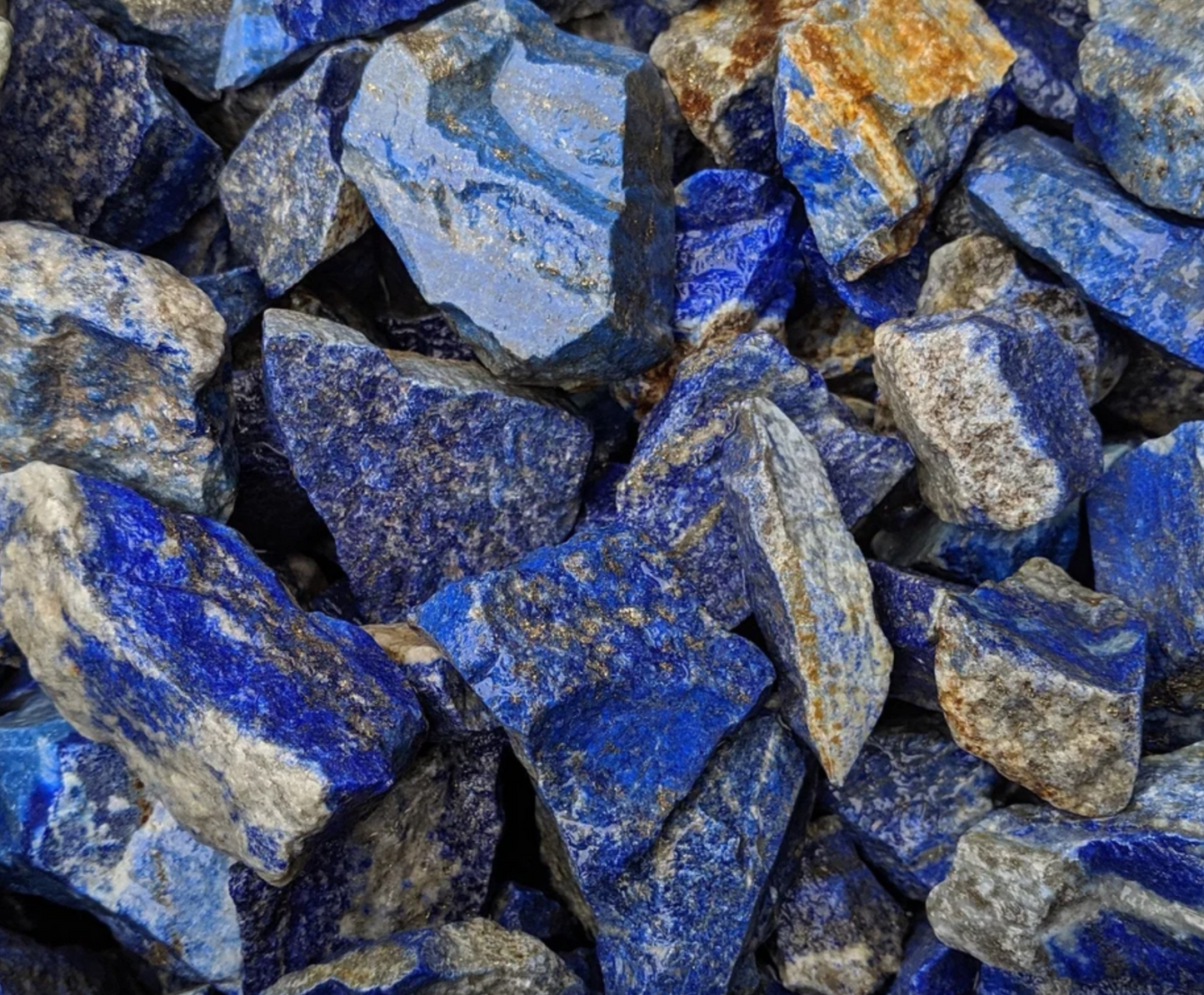 Lapis Lazuli Rough Rocks from Pakistan | Raw Crystals for Tumbling