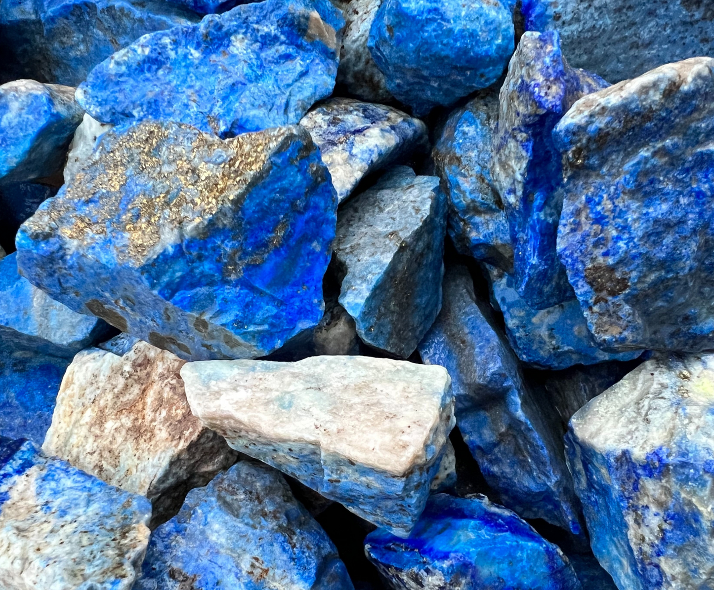 Lapis Lazuli Rough Rocks from Pakistan | Raw Crystals for Tumbling