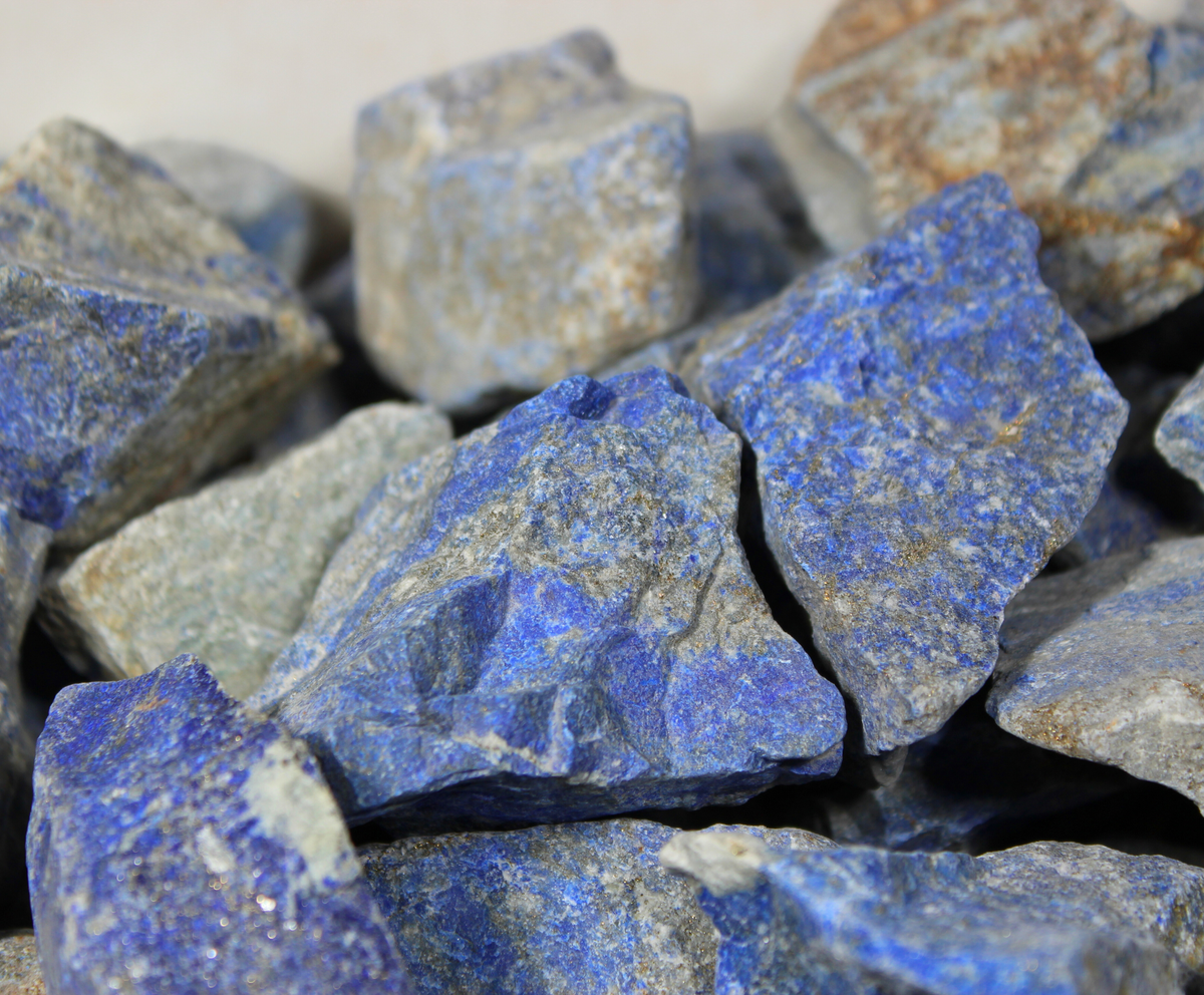 Lapis Lazuli | Tumbling Rough Rocks from Pakistan | SM, MED & LG Raw ...