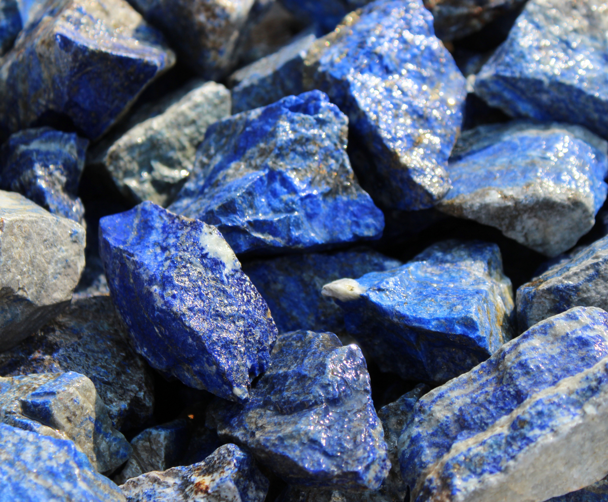 Lapis Lazuli | Tumbling Rough Rocks from Pakistan | SM, MED & LG Raw ...