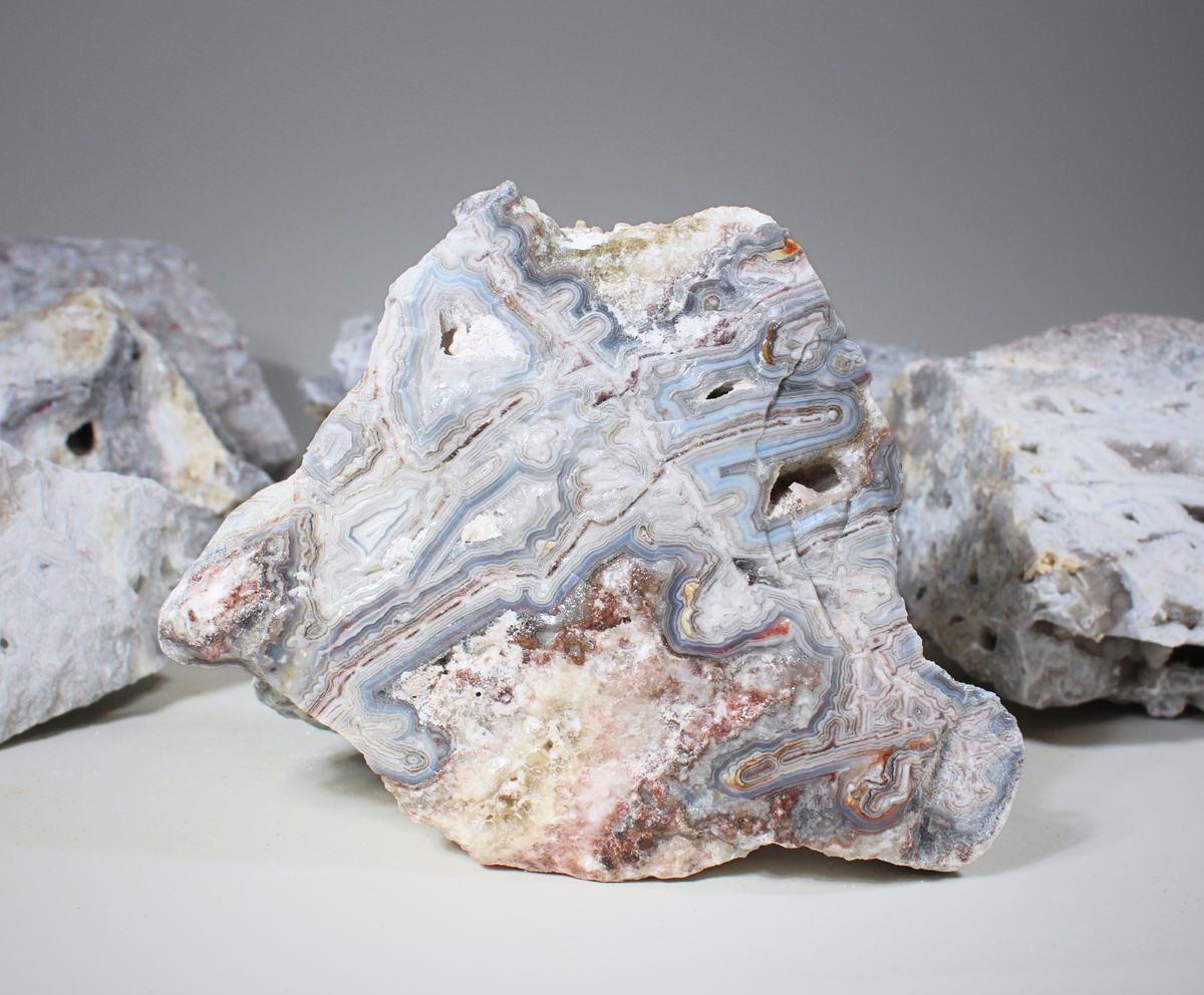 Manzanilla Lace Agate | Lapidary Rough