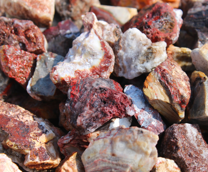 Mexican Quartz, Chalcedony and Limestone | Tumbling Rough
