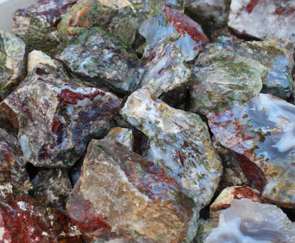 Mexican Mossy Agate | Tumbling & Lapidary Rough