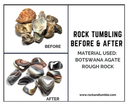 Valentine's Day Tumble Bundle | Pre-Measured Grit Kit for 1 LB Barrel | Rock Tumbling