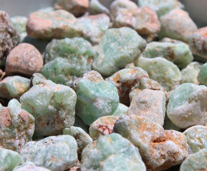 Prehnite | Raw Crystals from Australia | Rough Rocks for Tumbling | Bulk Wholesale Crystal | Healing Crystal and Stones