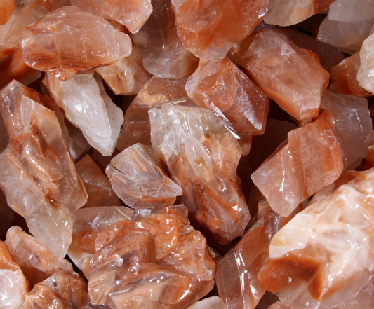 Red Calcite | Tumbling Rough