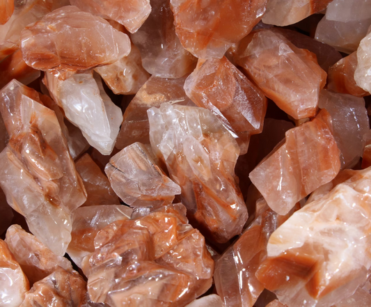 Red Calcite | Rough Rocks from Mexico | Raw Crystals