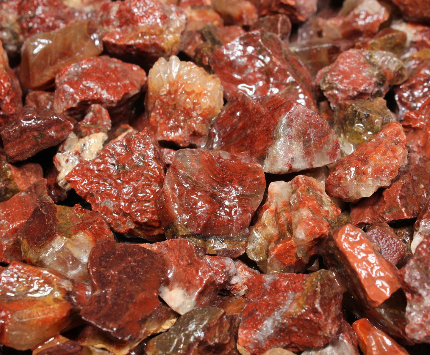 Red Calcite | Tumbling Rough