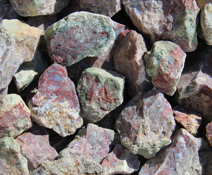 Red Lightning Agate | Tumbling and Cabbing Rough