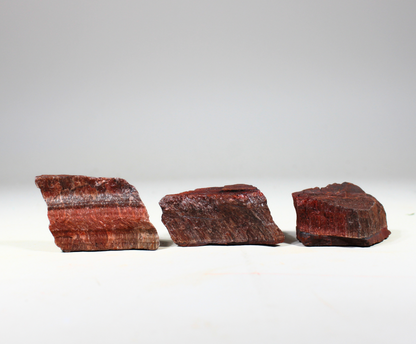Red Tiger's Eye | Tumbling Rough