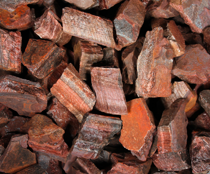 Red Tiger's Eye | Tumbling Rough