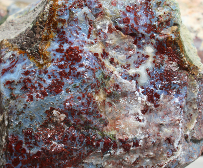 Red Lightning Agate | Lapidary Rough