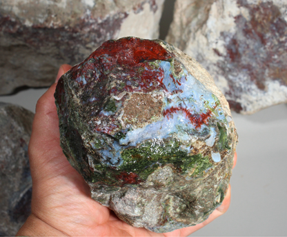 Red Lightning Agate | Lapidary Rough