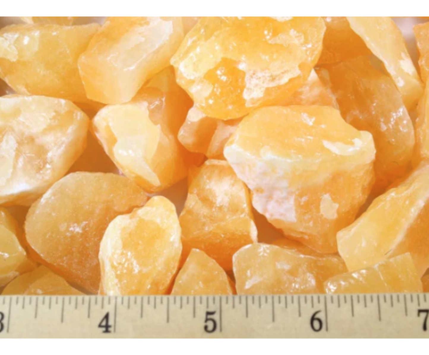 Orange Calcite | Tumbling Rough