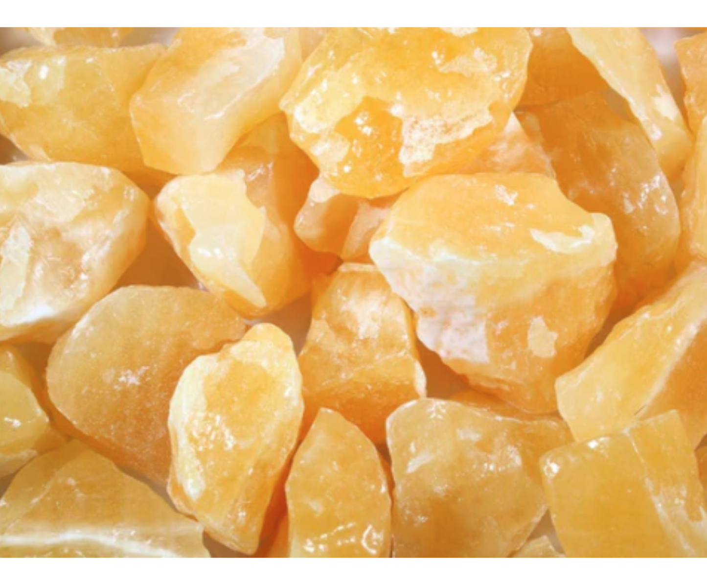 Orange Calcite | Tumbling Rough