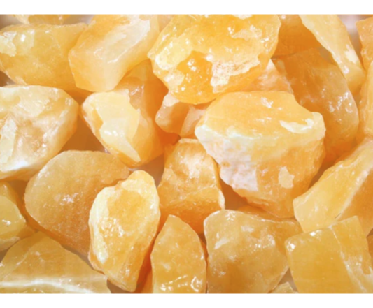 Orange Calcite | Tumbling Rough
