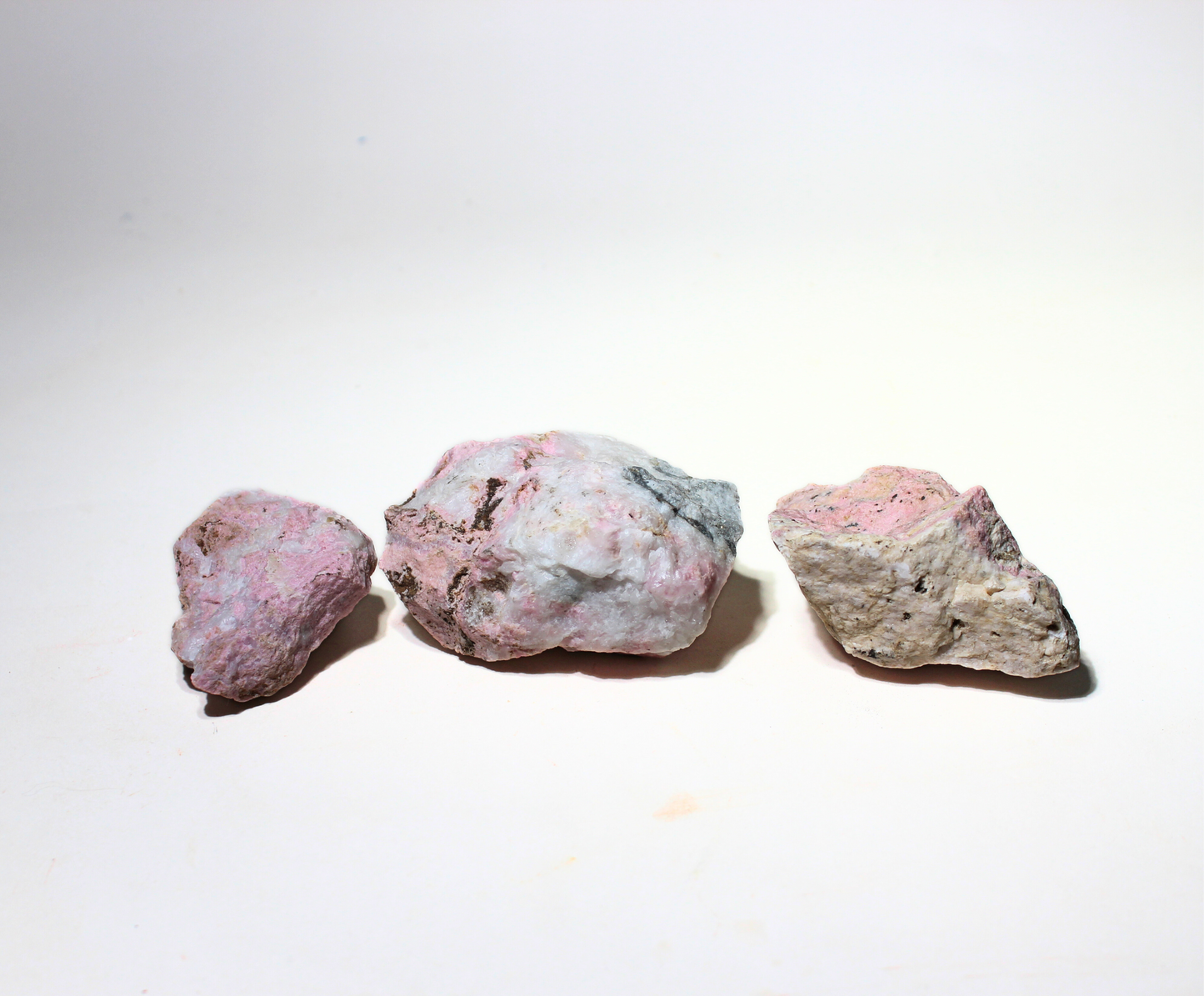 Rhodonite | Tumbling Rough Rocks from Peru | 2" - 4" Raw Crystals