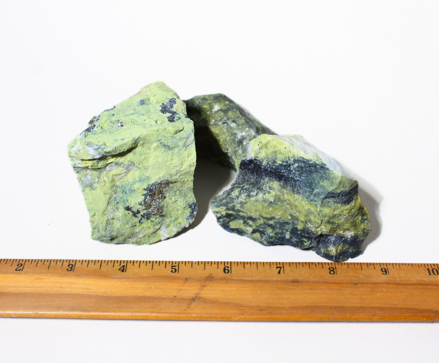 Serpentine | Rough Rocks from Peru | 2" - 3" Raw Crystals for Collecting