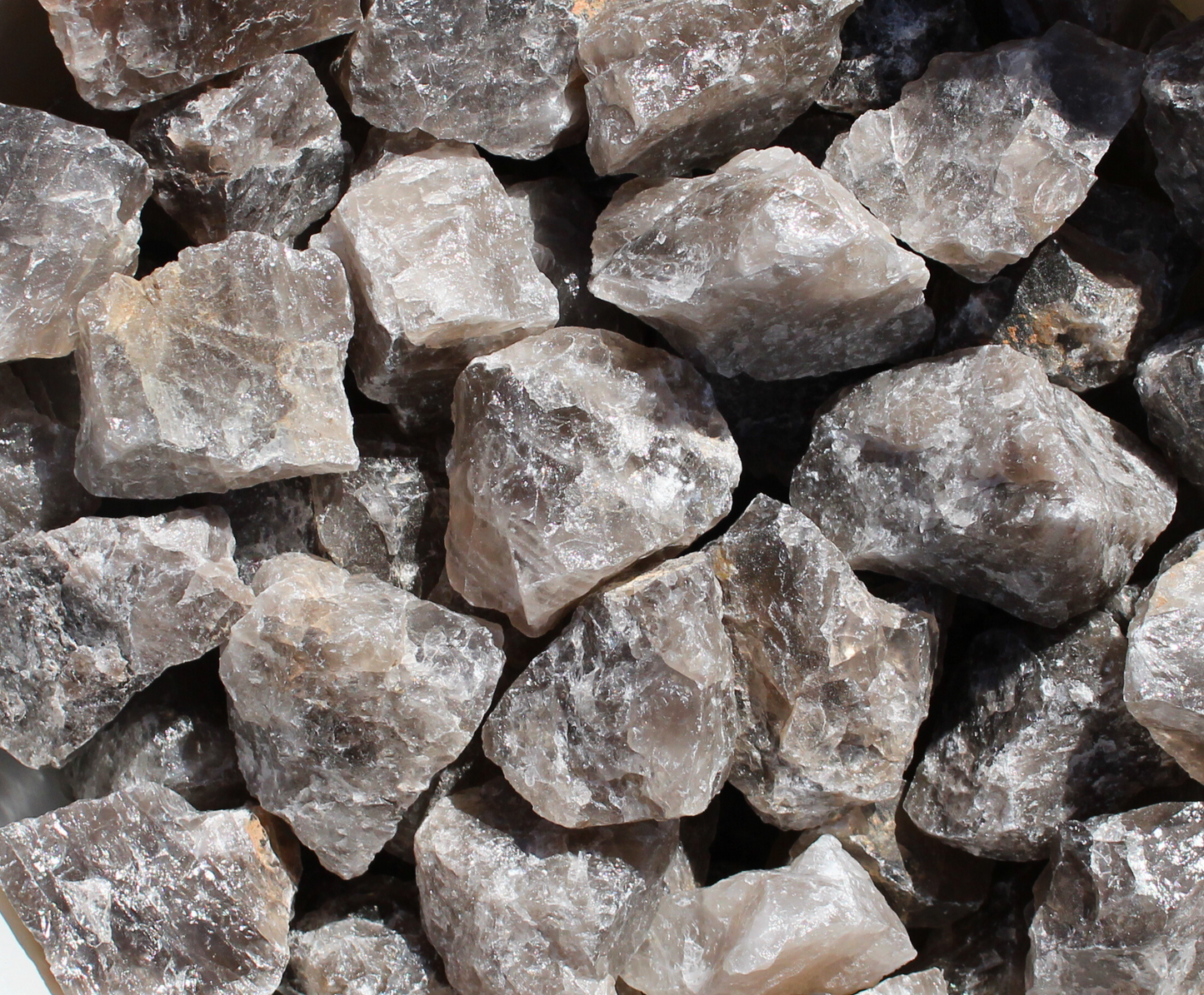 Smoky Quartz | Large Tumbling Rough Rock of Madagascar | 2"-3" Raw Crystals