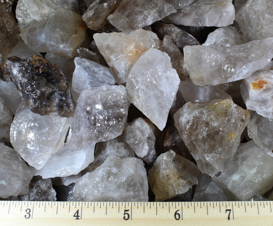 Smoky Quartz | Tumbling Rough Rocks from Madagascar | 1" - 2" Raw Crystals