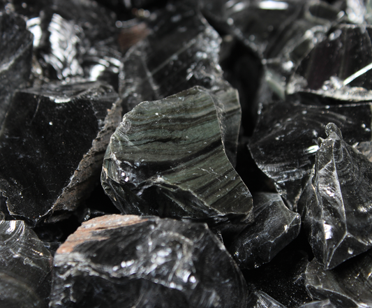 Velvet "Green" Obsidian | Tumbling & Lapidary Rough