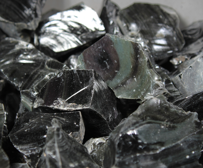 Velvet "Green" Obsidian | Tumbling & Lapidary Rough