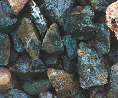 Sea Jasper | Large Tumbling Rough Rocks | 2" - 3" Raw Crystals