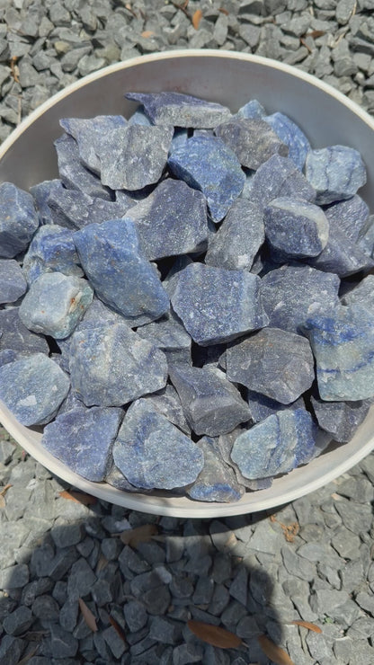 Blue Aventurine | Oiled | Tumbling Rough