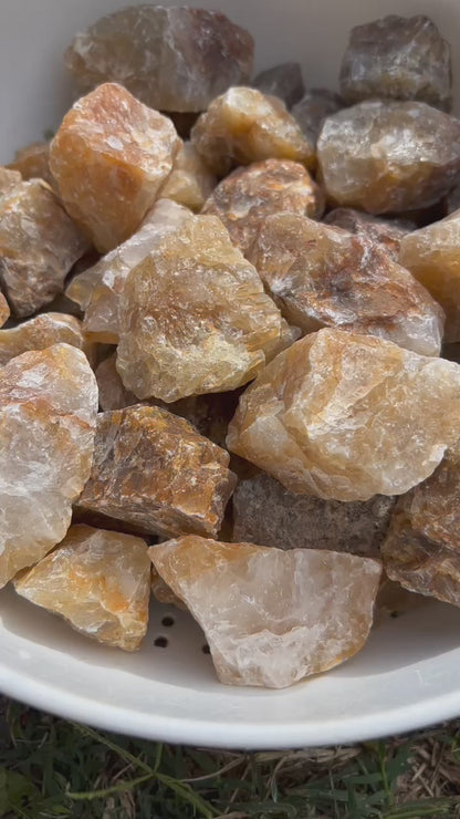 Strawberry Quartz | Tumbling Rough