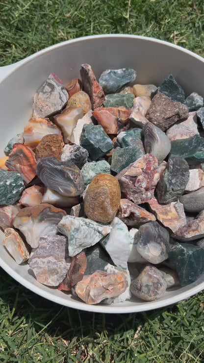 Agate Mix  | Tumbling Rough