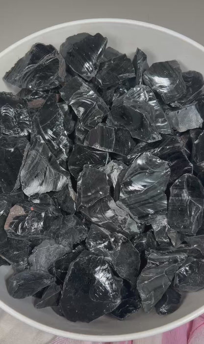 Velvet "Green" Obsidian | Tumbling & Lapidary Rough