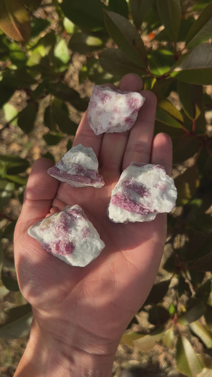 Pink Tourmaline | Raw Clusters from Brazil | Home Decor and Craft Materials