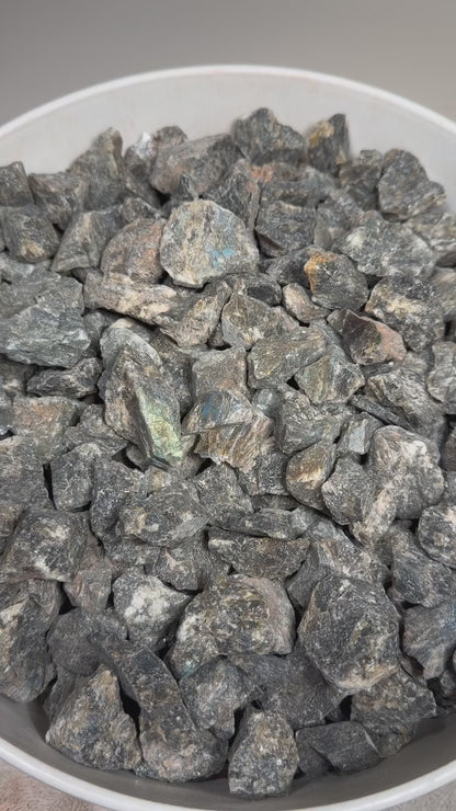 Labradorite | Tumbling Rough | Small