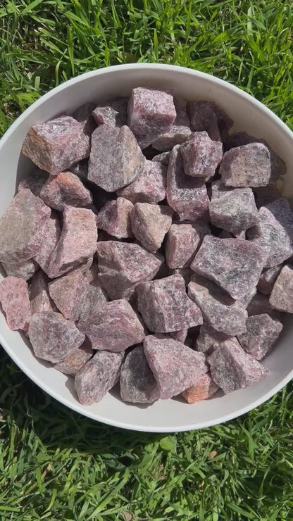 Raspberry "Translucent" Quartz | Tumbling Rough