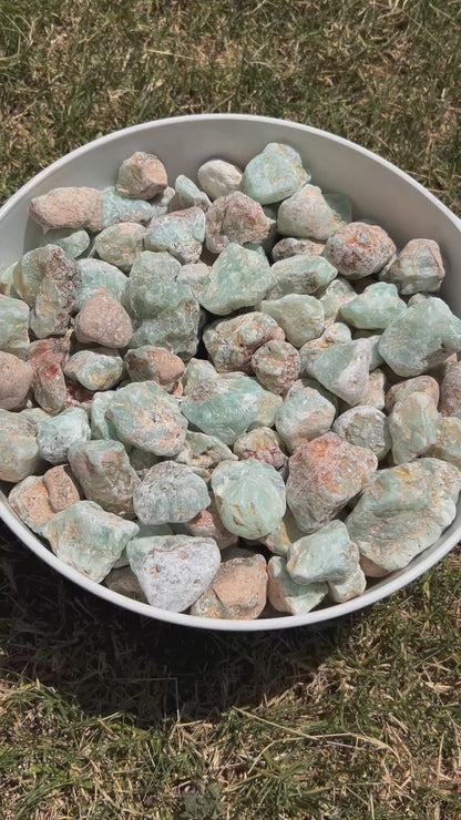 Prehnite | Raw Crystals from Australia | Rough Rocks for Tumbling | Bulk Wholesale Crystal | Healing Crystal and Stones