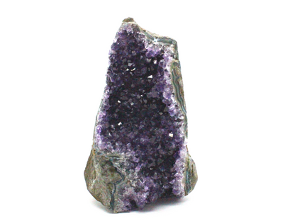 Standing Amethyst Cluster "A" Grade with Cut Base