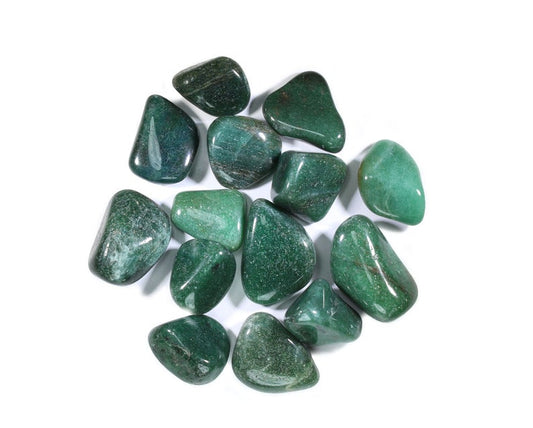 Green Quartz Tumbled Gemstones