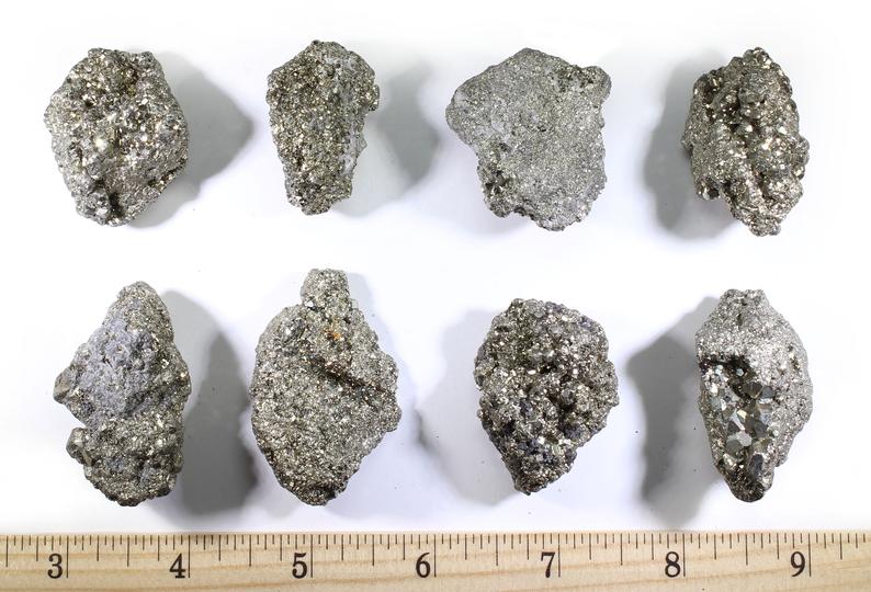 Pyrite Crystal Cluster 1" to 2" Raw Pyrite Cluster-Golden Pyrite-Fools Gold-Bulk Crystals-Wholesale Crystals-Healing Crystals-Healing Stones