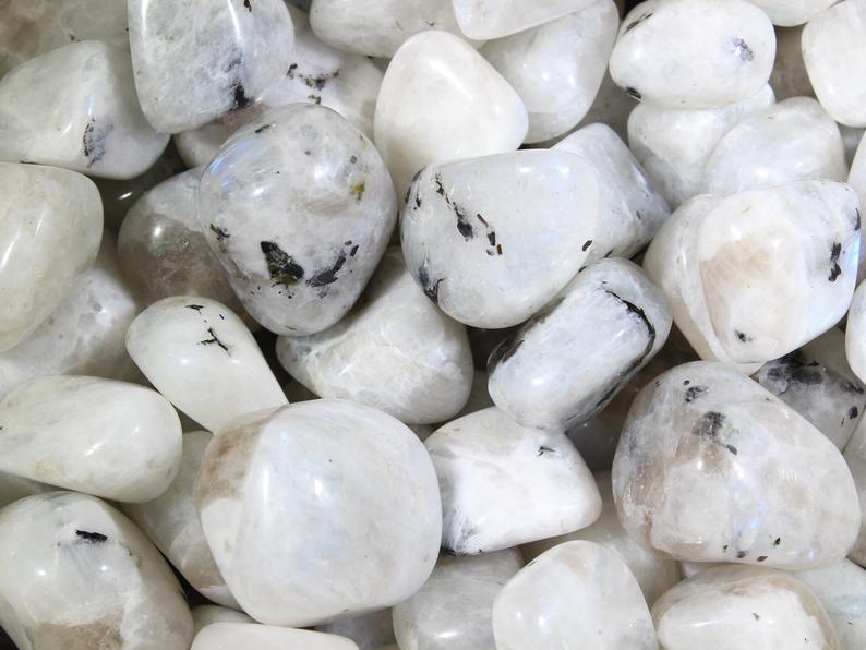 Rainbow Moonstone Tumbled Stones