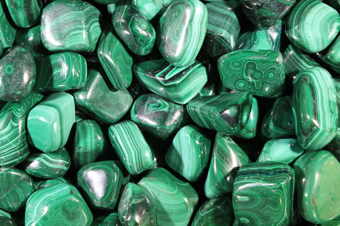 Malachite - Tumbled Gemstones - Bulk Wholesale